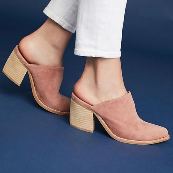 JEFFREY CAMPBELL brown suede Favela 2 mules - Picture 2 of 8